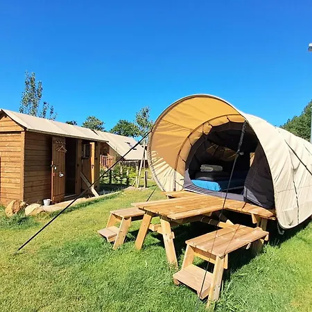Lüks kamp alanı Domaine Le Jardin De Seraphine - Tentes-lodges Confort